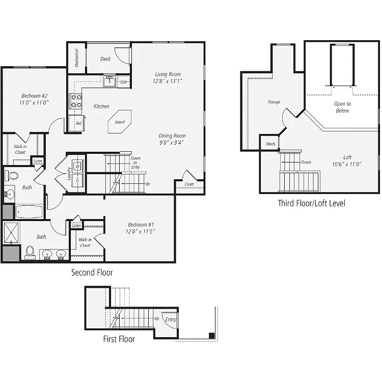 Floor plan B6 - Loft