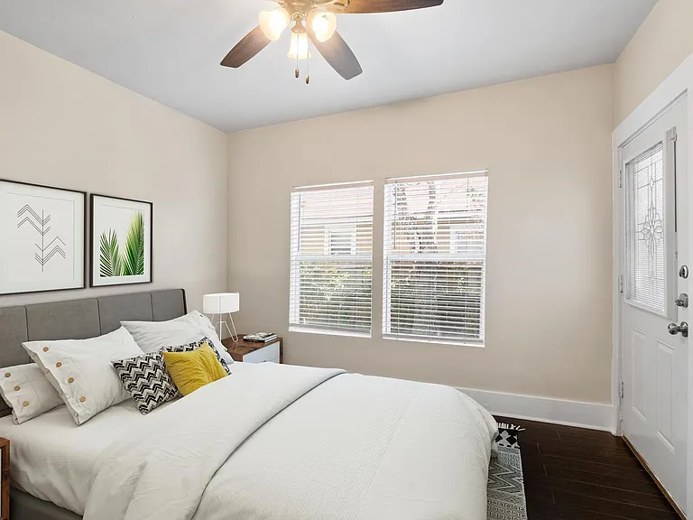 Bedroom 2. This image shows a virtually furnished space. Bedrooms come unfurnished.
