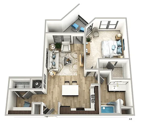 Floor plan A1C