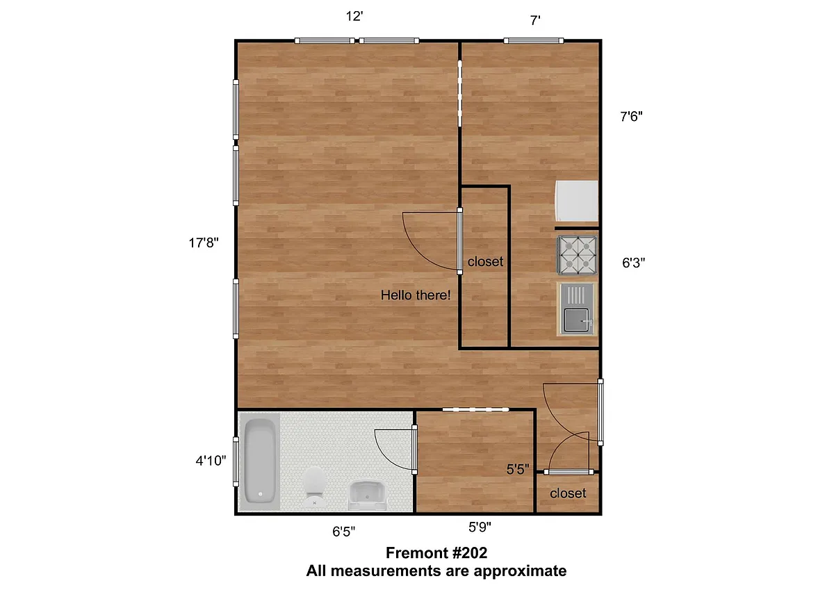Floor plan Fremont 702