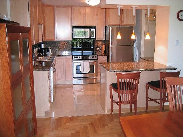 Granite, custom lighting