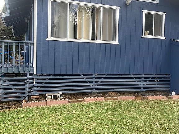 Side View adjoining Deck