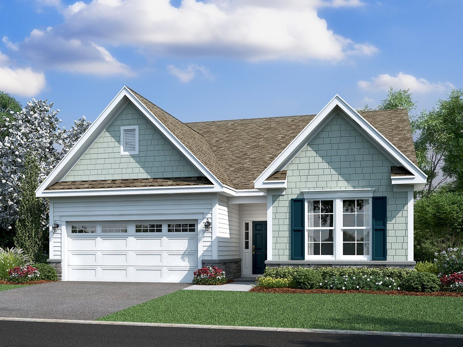 Belmont Plan, Venue at Longview Single Family Homes, New Egypt, NJ