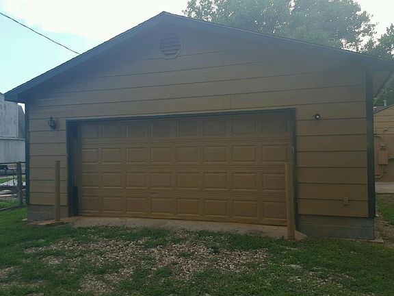 Front of alley garage access