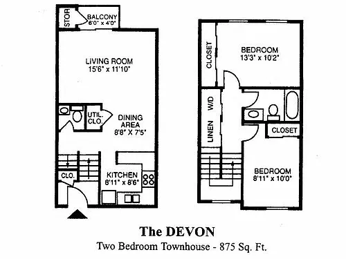 Floor plan The Devon - waitlist