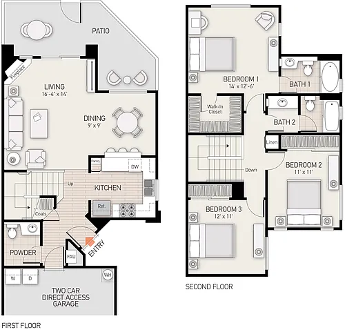 Floor plan Plan J