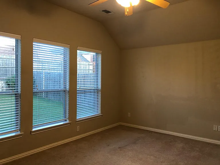 Master bedroom room fresh paint