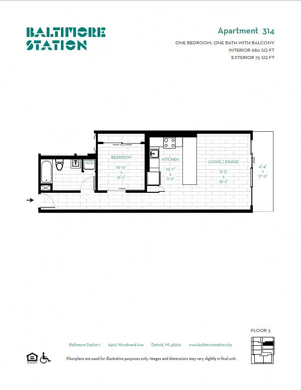 Floor plan 314