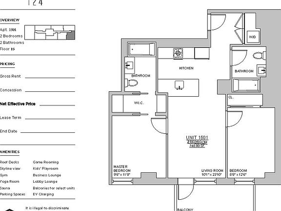 2nd image of 212 W 124th St #1501