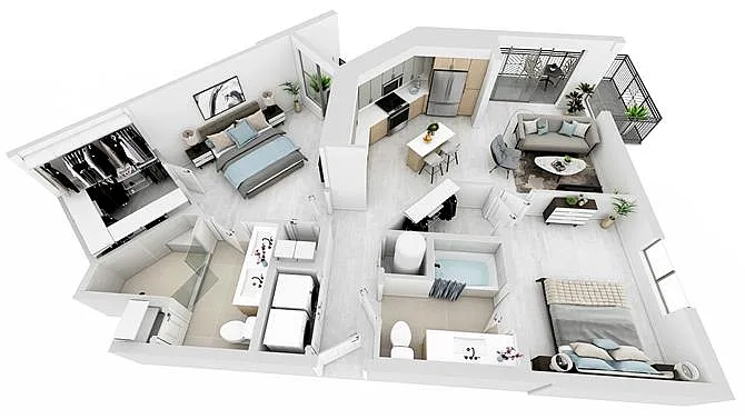 Floor plan B3