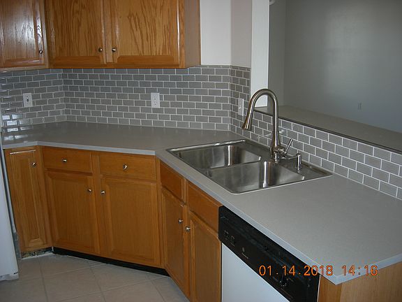 New counter, backsplash sink