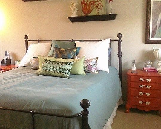 Master with vaulted ceilings