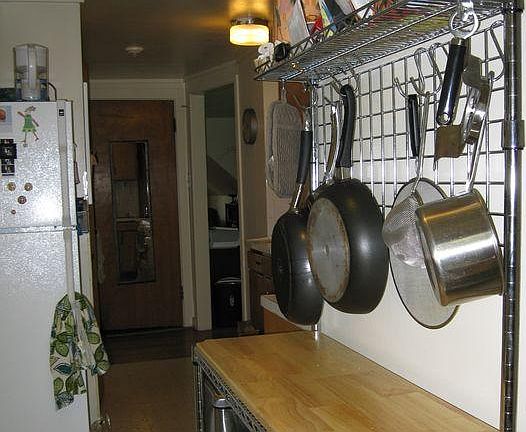 Kitchen with walk-in pantry