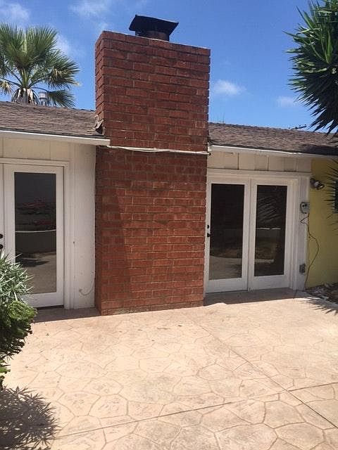 Dual French Doors onto Rear finished patio