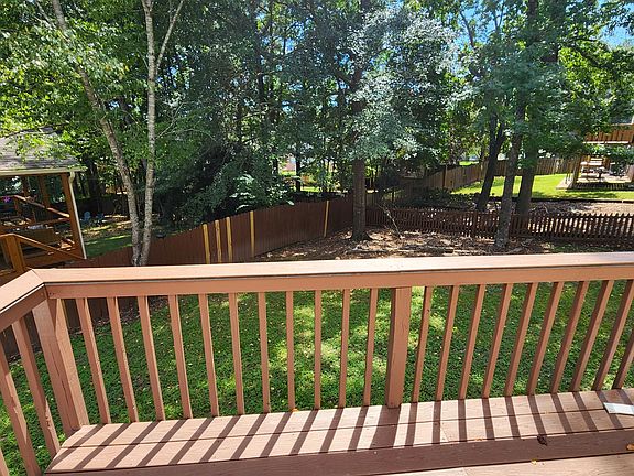 Back deck just waiting for the party