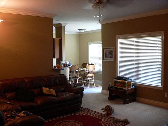 living room and dining