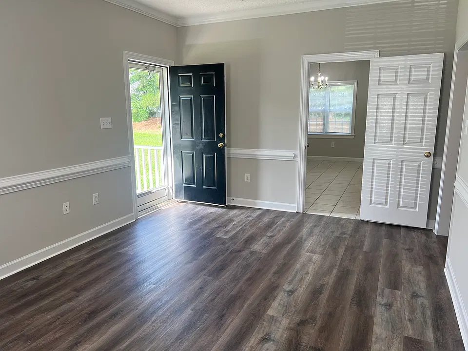 Living Room with LVP Flooring