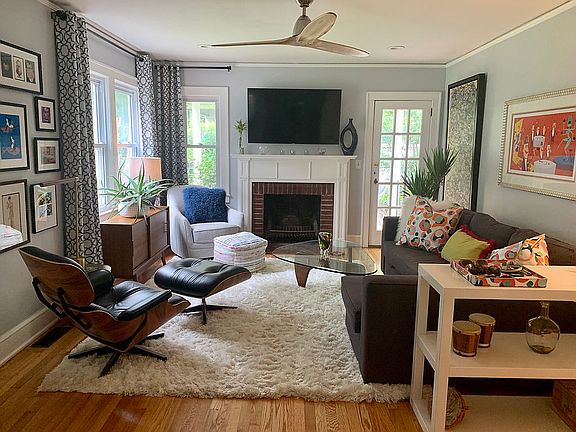 Den with furniture