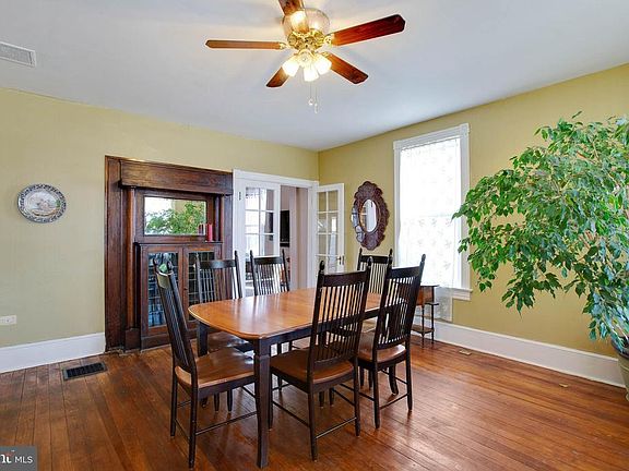 Dining Room with Built-ins.