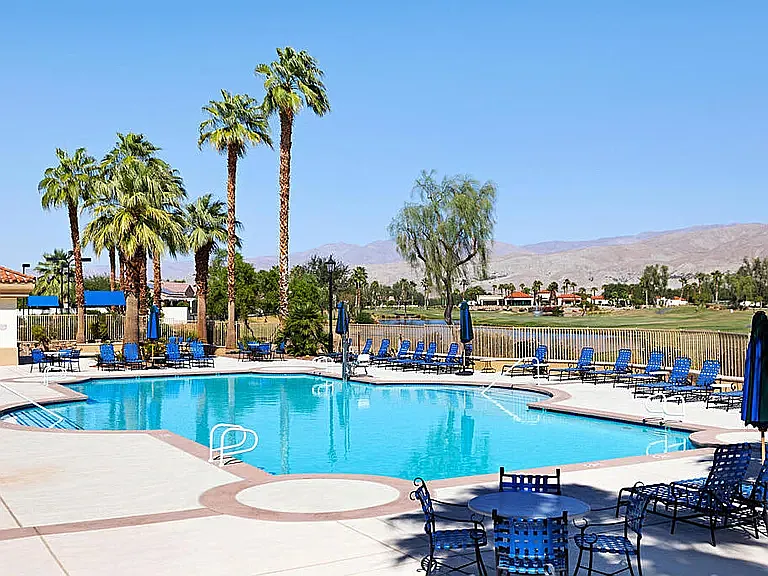 One of the community pools