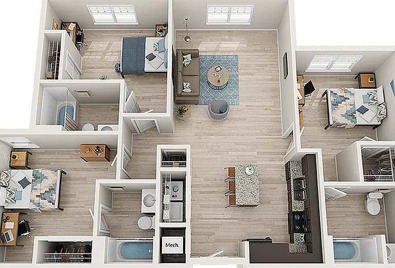 The Park on Morton 3x3 Platinum Floor Plan
