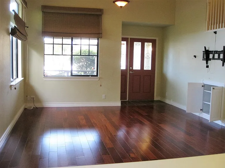 Brazilian Cherry hardwood floors, beautiful.