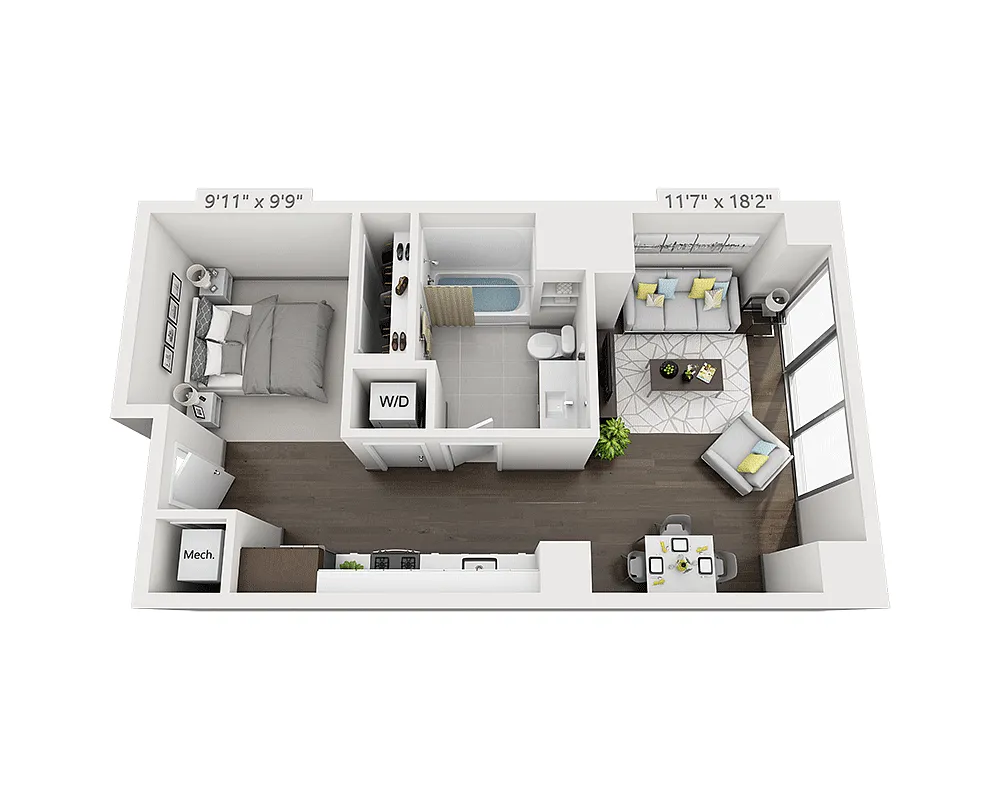 Floor plan E1B