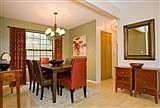 Formal dining room off kitchen