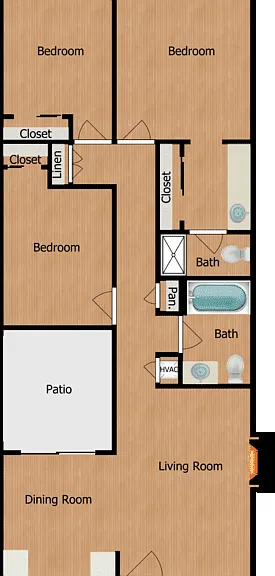 Plan 3 Floorplan Diagram