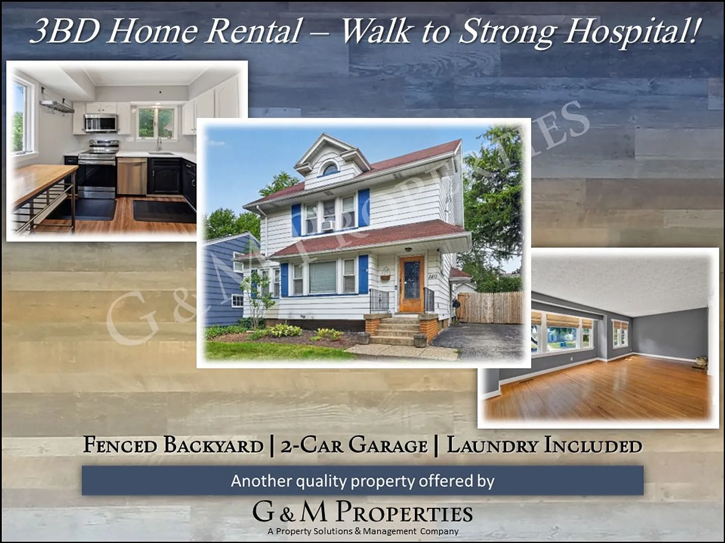 Fantastic 3-Bd Home Rental - Walk to Strong Hospital! — Photo 1
