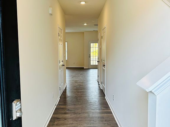 From the front door