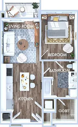 1 bedroom | 1 bath 1 bedroom | 1 bath
