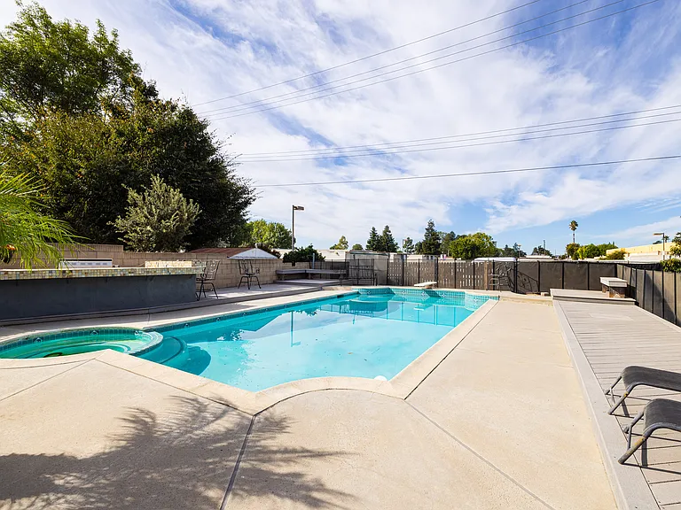 Pool and deck area
