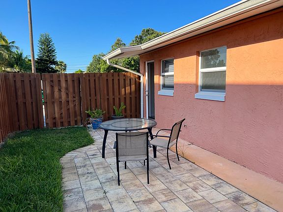 patio with table and chairs
