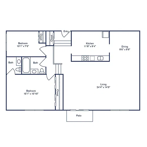 Floor plan TEN05