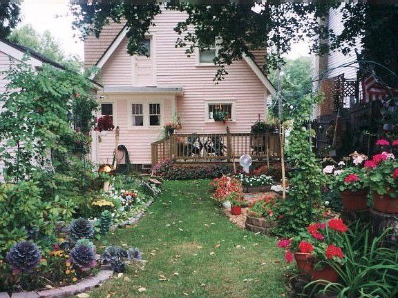A View of The Yard and Deck