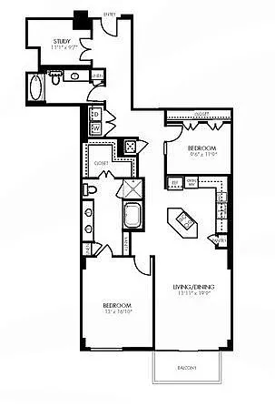 Floor plan B8