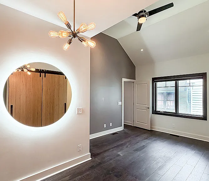 Primary Bedroom & 3/4 Bath Area