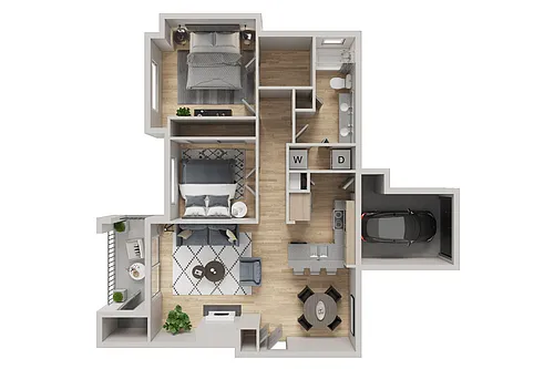 Floor plan Mazo Garage