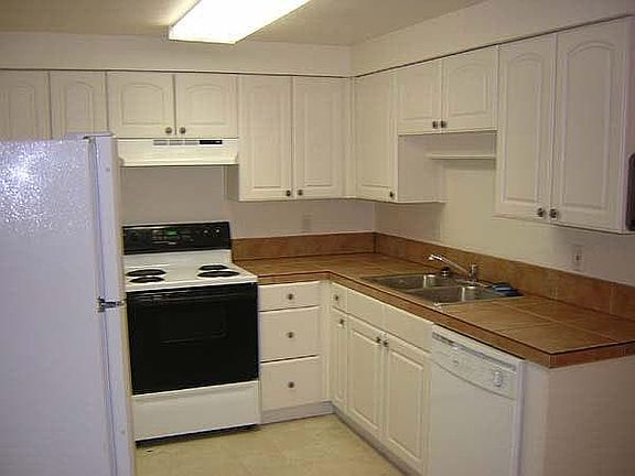kitchen with tile countertops
