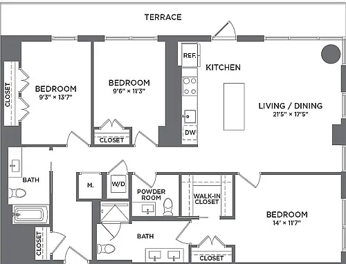 Floor plan C1