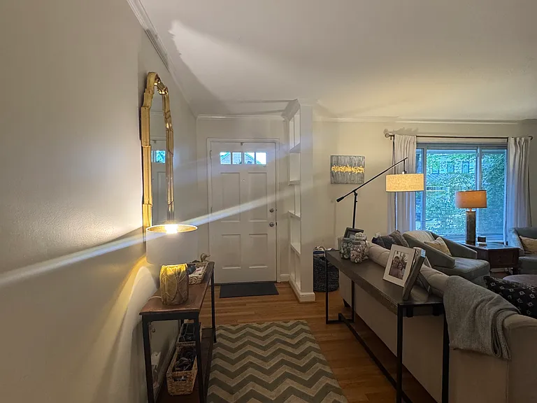 Looking from Kitchen through Livingroom to Front Door