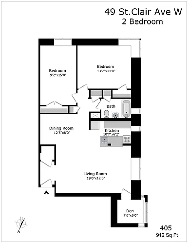 Floor plan 50075A-405