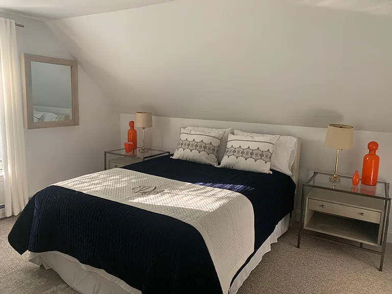 Second floor sweet with queen bed.