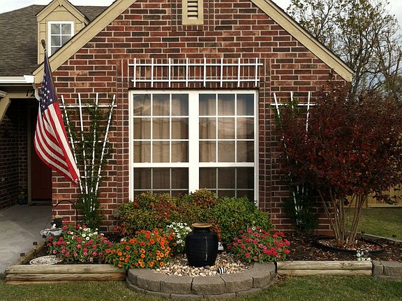 Front Flower Garden with Water Feature