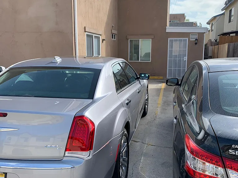 2 parking spaces