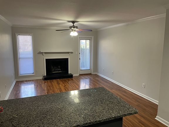 Spacious floor plan with cozy gas-log fireplace