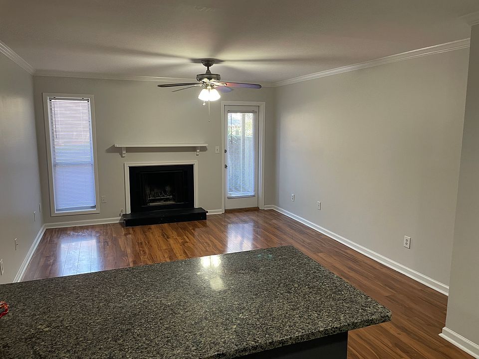 Spacious floor plan with cozy gas-log fireplace