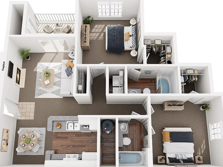 The Cherrydale floor plan The Vinings at Duncan Chapel