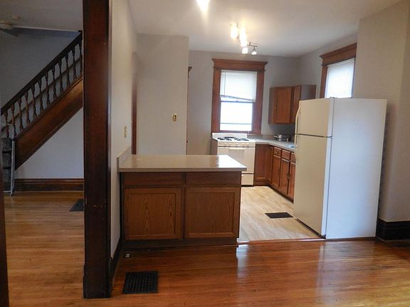 view of kitchen from dining room